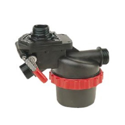 Filtr Ssawny 1i1/2" Inox 32mesh Wkład Czerwony