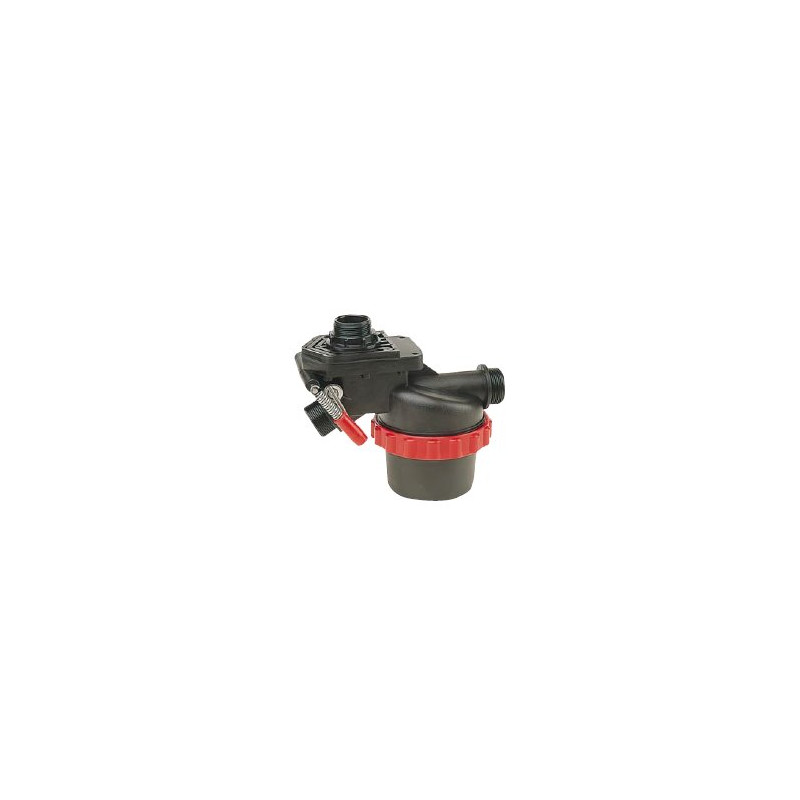 Filtr Ssawny 1i1/2" Inox 32mesh Wkład Czerwony
