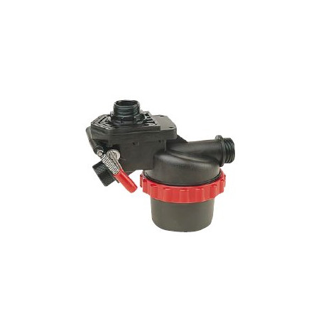 Filtr Ssawny 1i1/2" Inox 32mesh Wkład Czerwony