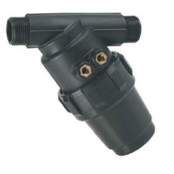 3230435 Filtr ciśnieniowy 1" 80 Mesh wkład Inox żółty L146 skośny Arag