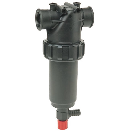 3282164 Filtr liniowy Arag 1i1/2" 100 Mesh wkład Inox zielony zawór