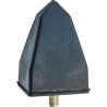 Zderzak gumowy plaski maly d-47 95 x 6
