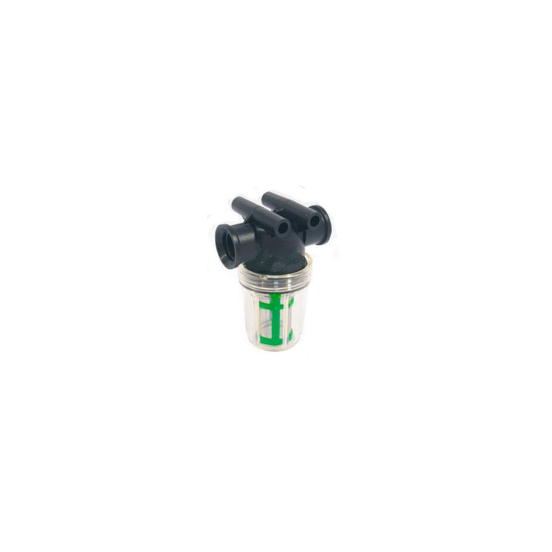 3240T024 Filtr liniowy Arag 1/2" 100 Mesh wkład Inox zielony przezroczysty