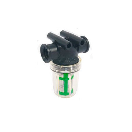 3240024 Filtr liniowy Arag 1/2" 100 Mesh wkład Inox zielony przezroczysty
