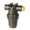 3243A022 Filtr liniowy Arag 1/2"-1/2" 32 Mesh wkład Inox czerwony luźna nakrętka