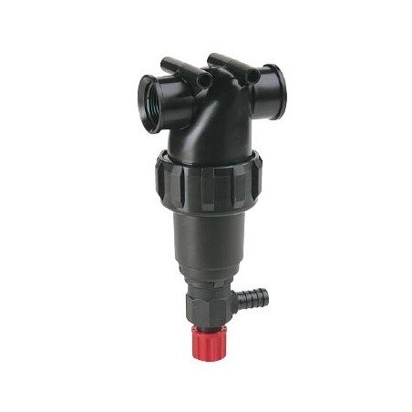 3244143 Filtr liniowy Arag 1" 50 Mesh wkład Inox niebieski zawór