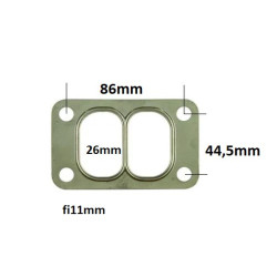 Uszczelka turbosprężarki 7701027143 fi 11 44,5x86/66x107 Massey-Ferguson 2000001596975
