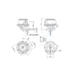 Pompa paliwa 45/40 ULPK0013, pasuje do Ford, Valmet/Valtra