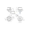 Pompa paliwa 45/40 ULPK0013, pasuje do Ford, Valmet/Valtra
