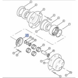 Carraro 125550 Koło zwolnicy Z75 Ergis 2000001649107