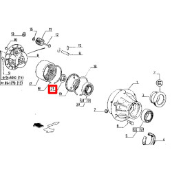 Renault 7700658526 Nakrętka Piasty koła Ergis 2000001649893
