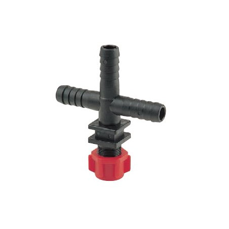 Korpus rozpylacza Arag 413531 pojedynczy na wąż 10mm X3 , do nakrętki 3/8"BSP