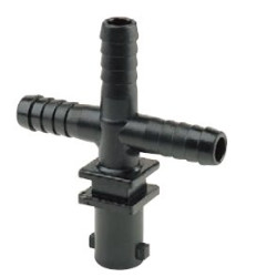 Korpus rozpylacza Arag 413132 pojedynczy na wąż 13mm X3 , do nakrętki bagnetowej