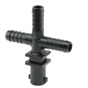 Korpus rozpylacza Arag 413132 pojedynczy na wąż 13mm X3 , do nakrętki bagnetowej
