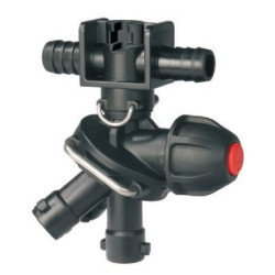 Korpus rozpylacza Arag 4133624 3-krotny na wąż 15mm , do nakrętki bagnetowej
