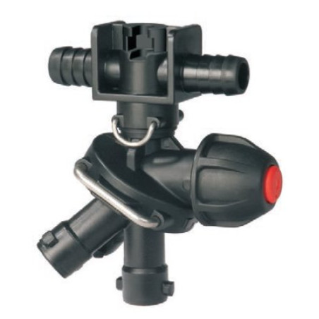 Korpus rozpylacza Arag 4133624 3-krotny na wąż 15mm , do nakrętki bagnetowej