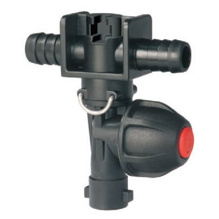 Korpus rozpylacza Arag 413624 pojedynczy na wąż 15mm X2 , do nakrętki bagnetowej