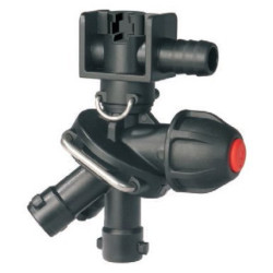 Korpus rozpylacza Arag 4133614 3-krotny krańcowy na wąż 15mm , do nakrętki bagnetowej