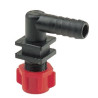 Korpus rozpylacza Arag 413513 pojedynczy krańcowy na wąż 19mm , do nakrętki 3/8"BSP