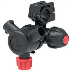 Korpus rozpylacza Arag 4064137 Compact Jet 3-krotny do rury 21mm (1/2") z przyłączem 7mm