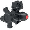 Korpus rozpylacza Arag 40649W7 Compact Jet 5-krotny do rury 21mm (1/2") z przyłączem 10mm