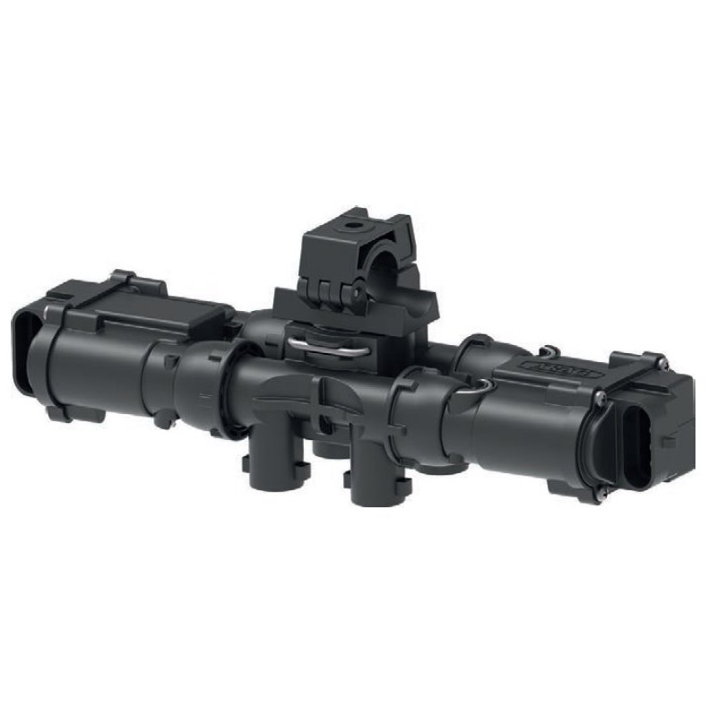 Korpus rozpylacza Arag 4063T942 Seletron 4-krotny do rury 21mm (1/2") z przyłączem 10mm sterowany elektrycznie