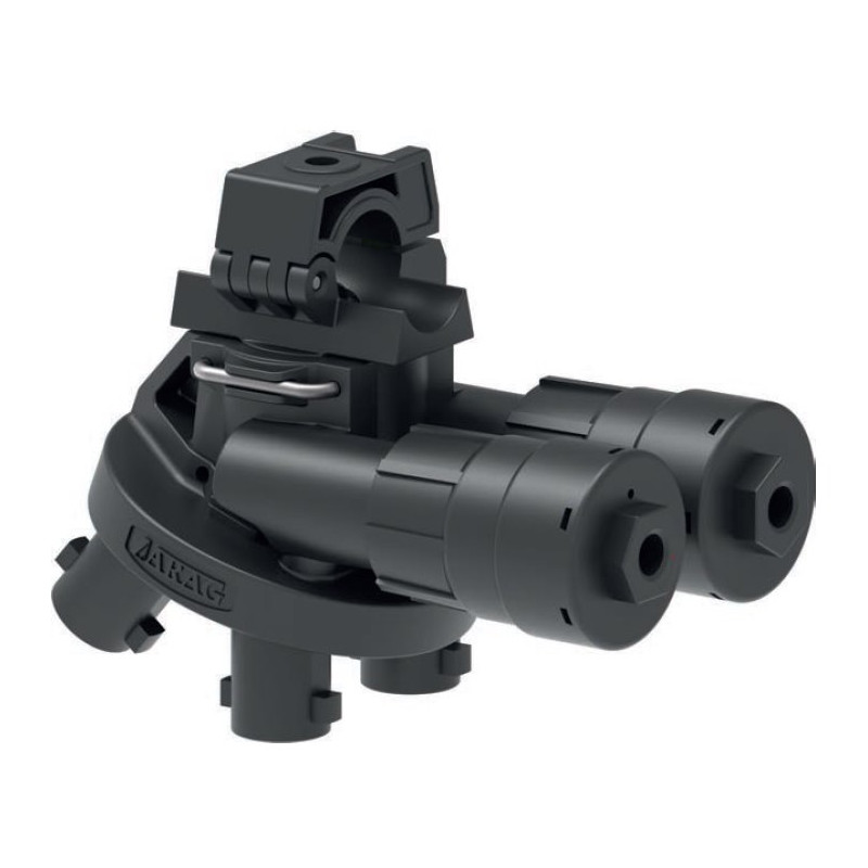 Korpus rozpylacza Arag 4015F741 SeleJet 4-krotny do rury 21mm (1/2") z przyłączem 10mm sterowane pneumatycznie