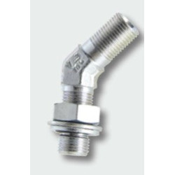 Przyłącze 45 stopni, gwint przyłącza 1/4"BSP-gwint złącza 1/4"BSP Burnett & Hillman 1504504KG