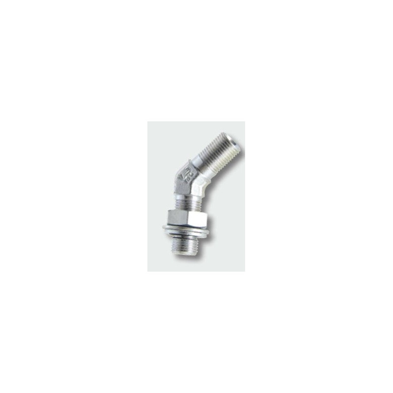 Przyłącze 45 stopni, gwint przyłącza 1/4"BSP-gwint złącza 1/4"BSP Burnett & Hillman 1504504KG