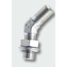 Przyłącze 45 stopni, gwint przyłącza 1/4"BSP-gwint złącza 1/4"BSP Burnett & Hillman 1504504KG