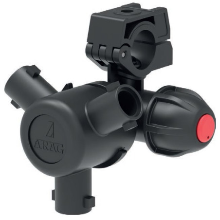 Korpus rozpylacza Arag 40642W7 Compact Jet 3-krotny do rury 21mm (1/2") z przyłączem 10mm