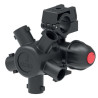 Korpus rozpylacza Arag 40649Y7 Compact Jet 5-krotny do rury 26,4mm (3/4") z przyłączem 10mm