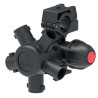 Korpus rozpylacza Arag 40649K7 Compact Jet 5-krotny do rury 33,3mm (1") z przyłączem 10mm