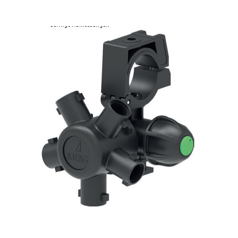 Korpus rozpylacza Arag 40649J7V Compact Jet Hi Flow 5-krotny do rury 33,3mm (1") z przyłączem 10mm