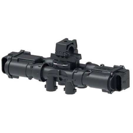 Korpus rozpylacza Arag 4063T95A2 Seletron 4-krotny do rury 25 z przyłączem 10mm sterowany elektrycznie