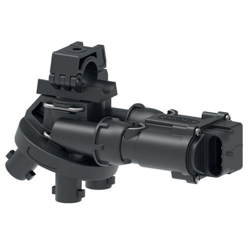 Korpus rozpylacza Arag 4015T760 Seletron Quad 4-krotny do rury 33,3mm (1") z przyłączem 10mm sterowany elektrycznie