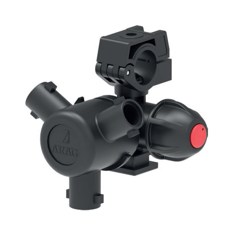 Korpus rozpylacza Arag 40642K7 Compact Jet 3-krotny do rury 33,3mm (1") z przyłączem 10mm