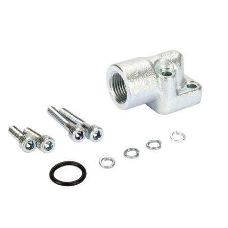 Kołnierz przyłączeniowy 30mm - 1/2"BSP, M6x30-2szt, M6x45-2szt, 1GQ08 OMT