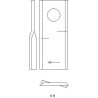 Kuhn Nożyk kosiarki prawy 107x45x4 mm otwór Ø 18.25 mm, 55903310