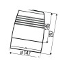 Lampa błyskowa Xenon 24V na magnes Hella 2XD009 053-001