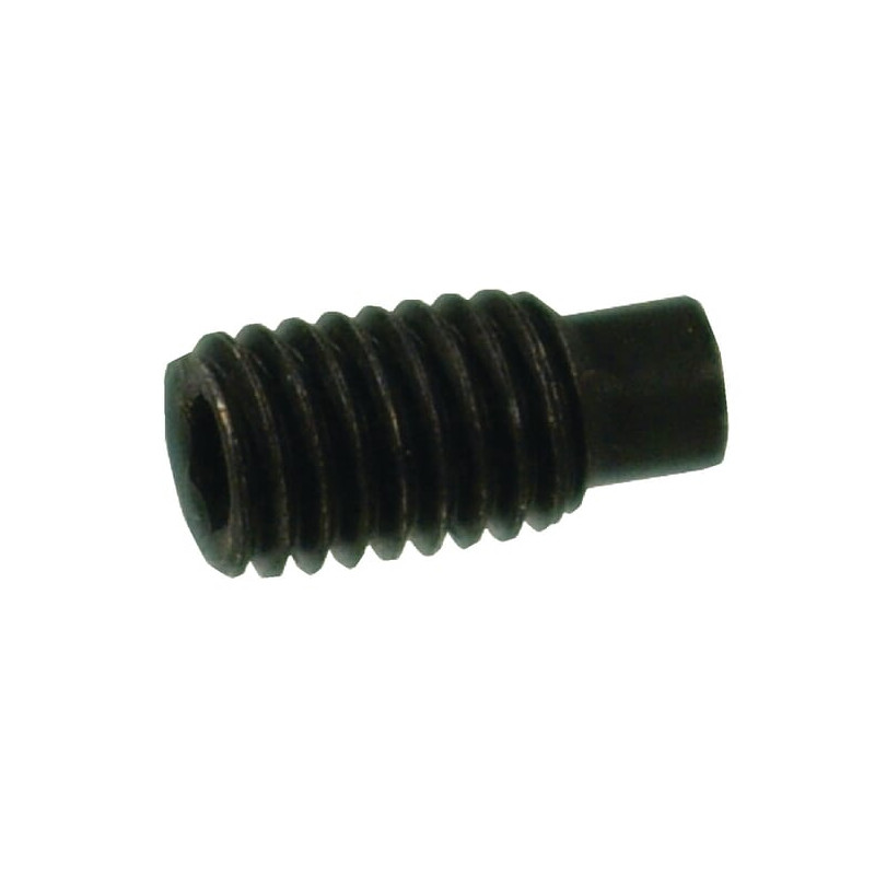 Wkręt dociskowy DIN915 M5x8 mm stalowy 45H