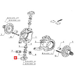 7700658543 Renault / Claas Pokrywa