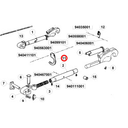 7700060022 Renault / Claas Uchwyt