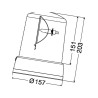 Lampa błyskowa na magnes 24V Hella 2RL008 062-111
