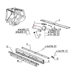 7700687262 Renault / Claas Zawias