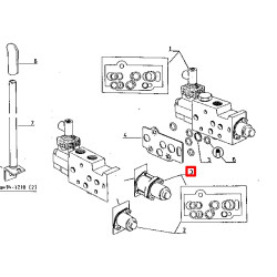 7700020651 Sekcja rozdzielacza hydrauliki