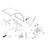 Wspornik błotnika 0010226721
