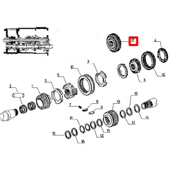 Synchronizator revers 7701456775