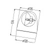 Lampa błyskowa na magnes 12V-H1 Hella 2RL007337021