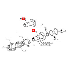 7700029102 Renault / Claas Tuleja